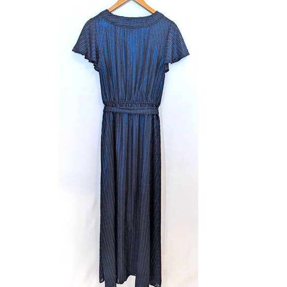 ModCloth | Your Time To Shine Maxi Dress in Blue & Black | Size Medium - Picture 9 of 14